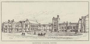 Mansfield College, Oxford by Frank Watkins